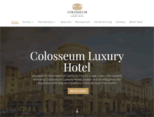 Tablet Screenshot of colosseum.co.za